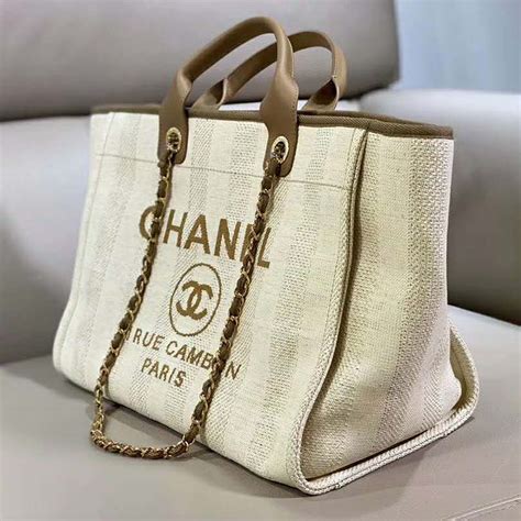 chanel tasche shopper stoff|Chanel tasche online kaufen.